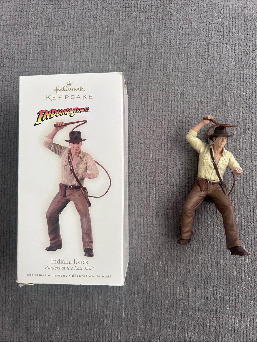 Hallmark Indiana Jones Ornament - Brown, Beige, Black